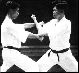 Yoshitaka Funakoshi y Shigeru Egami combate 1935